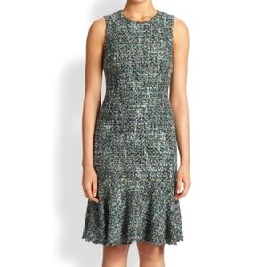 Sale🥳NWT Dolce & Gabbana Wool Sleeveless Tweed Flounce Mermaid Fit Flare